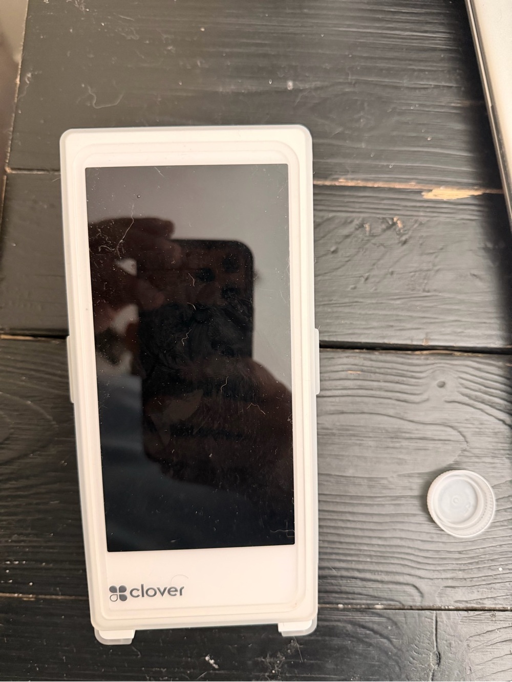 Clover White POS Card Reader Terminal